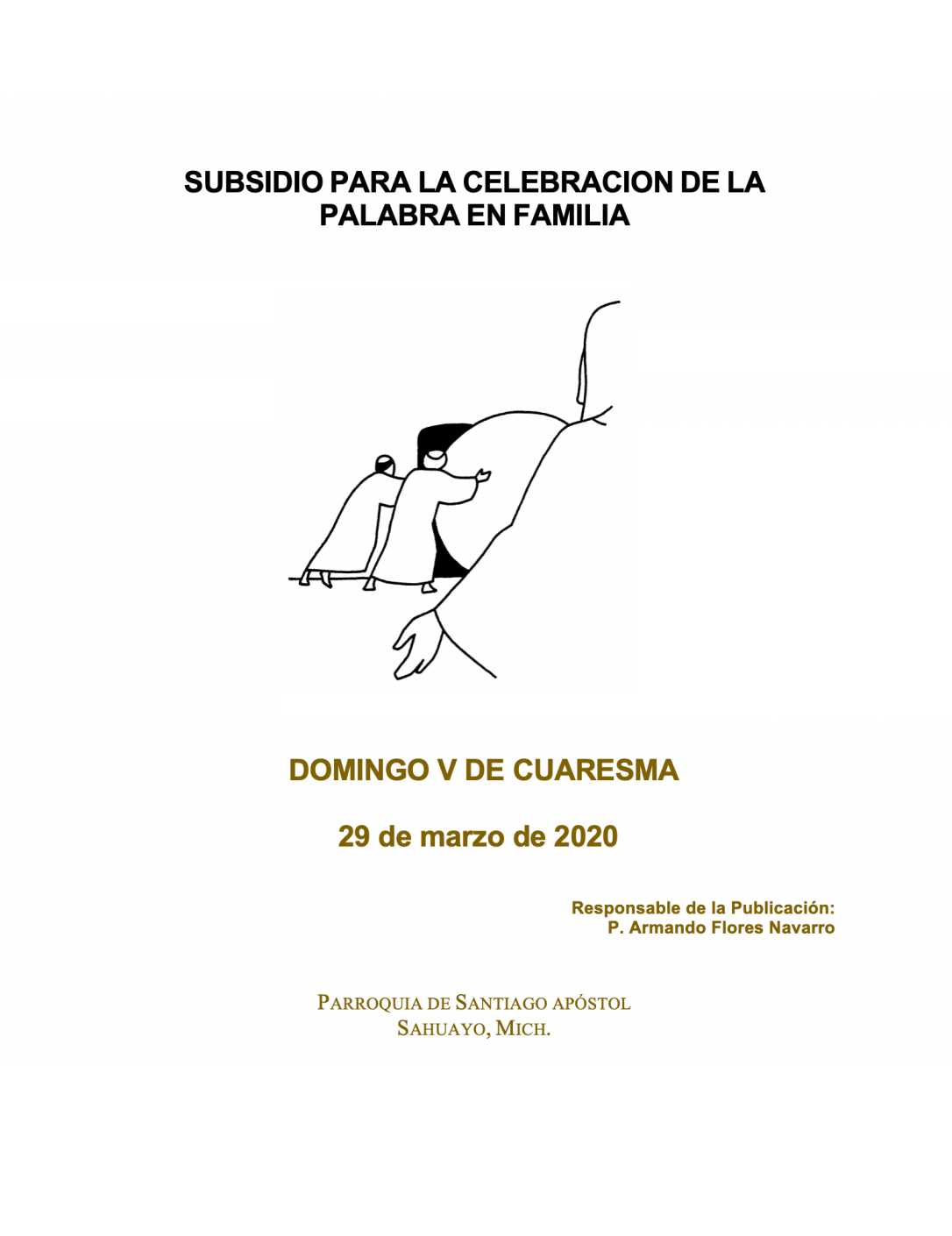 Subsidio para la celebración de la Palabra en familia